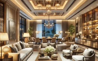 Crafting Luxury Interiors with Elegant Furnishings and Lighting